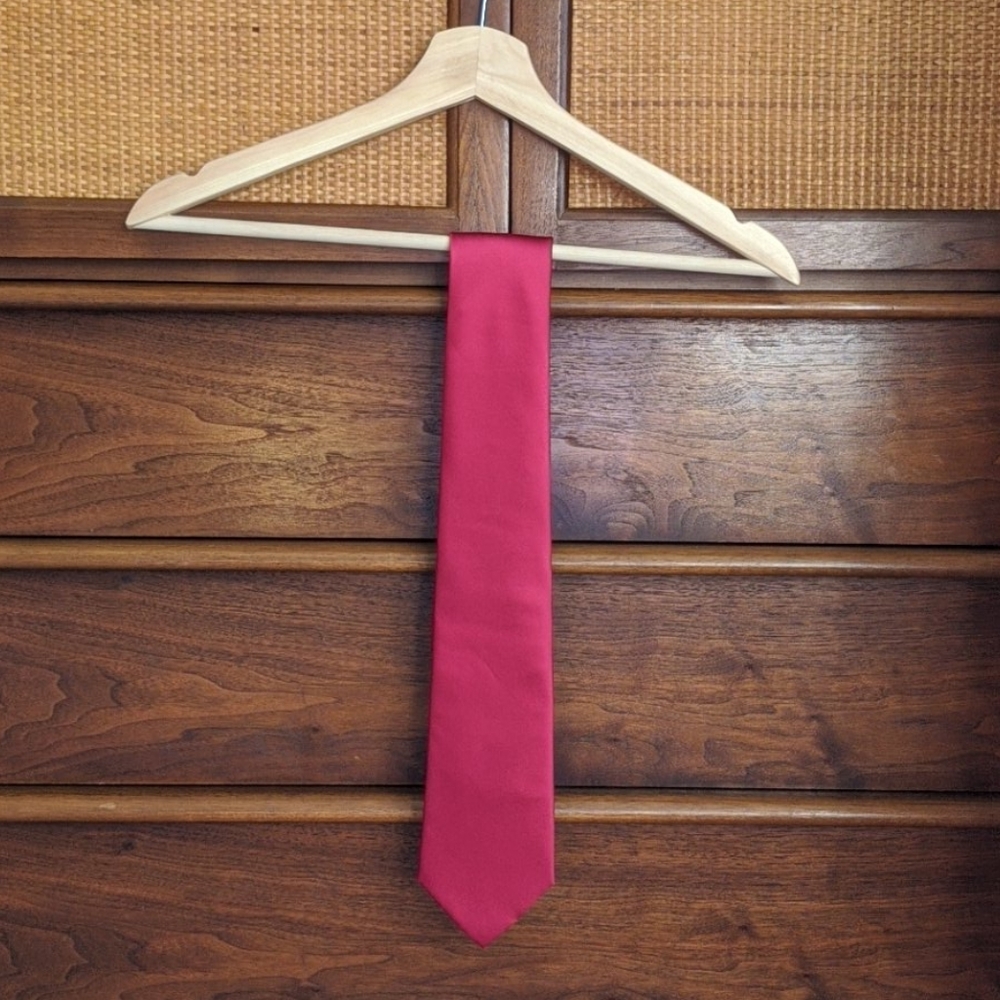 Red Silk Tie